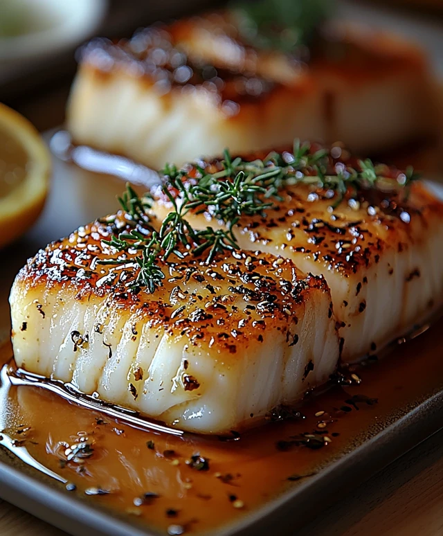 Ginger Soy Glazed Cod