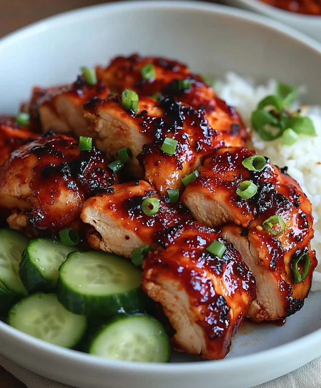 Gochujang Chicken Dish
