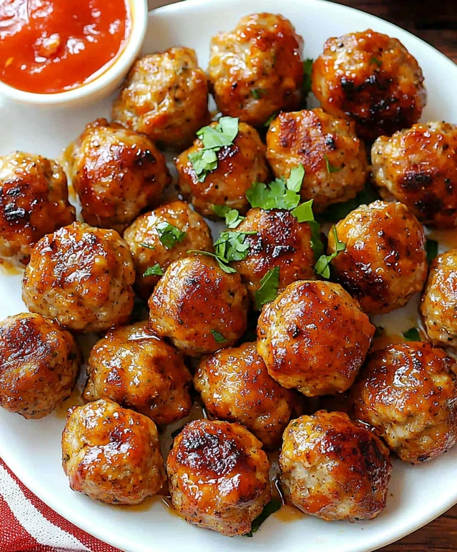 Chicken Meatballs Dinner