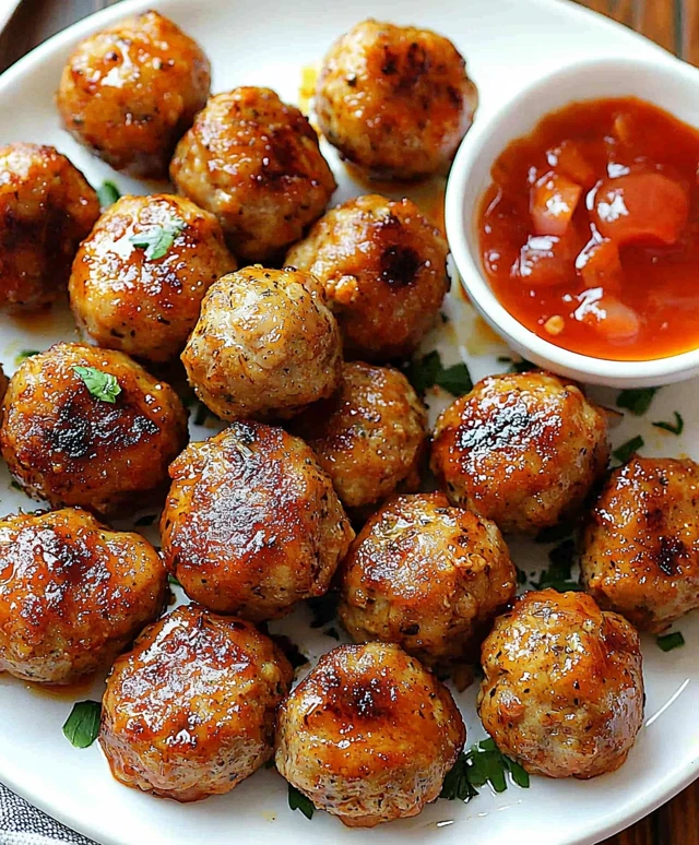 Chicken Meatballs Dinner
