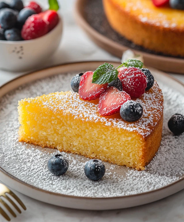 Almond Cake Dessert