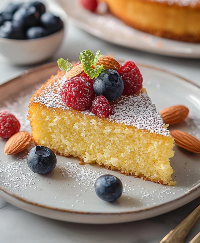 Almond Cake Dessert