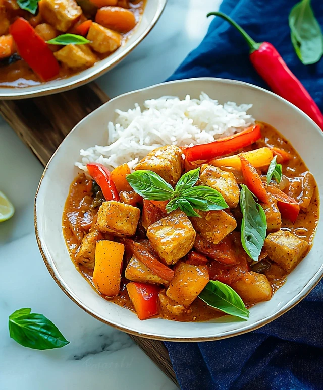 Thai Panang Curry Vegetables