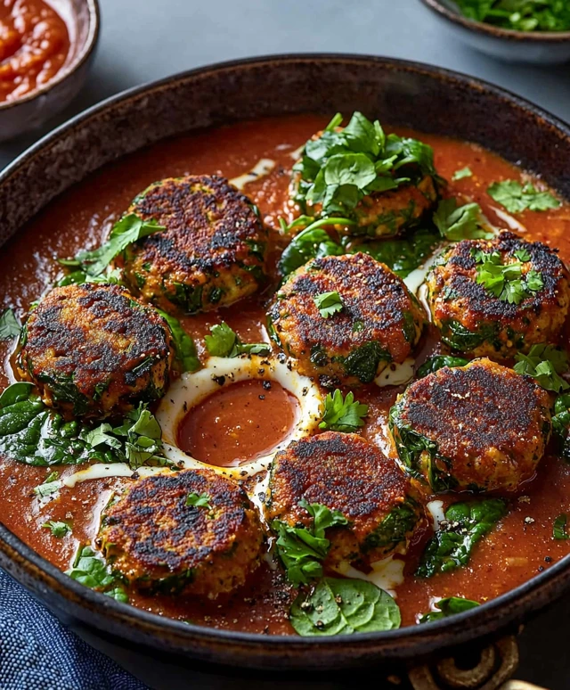 Spinach Paneer Koftas