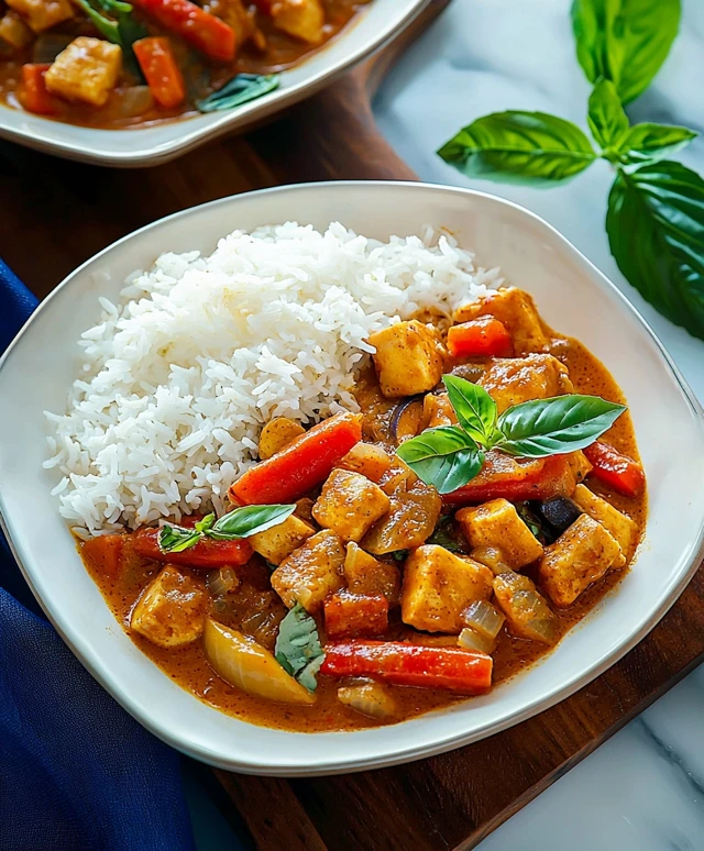 Thai Panang Curry Vegetables