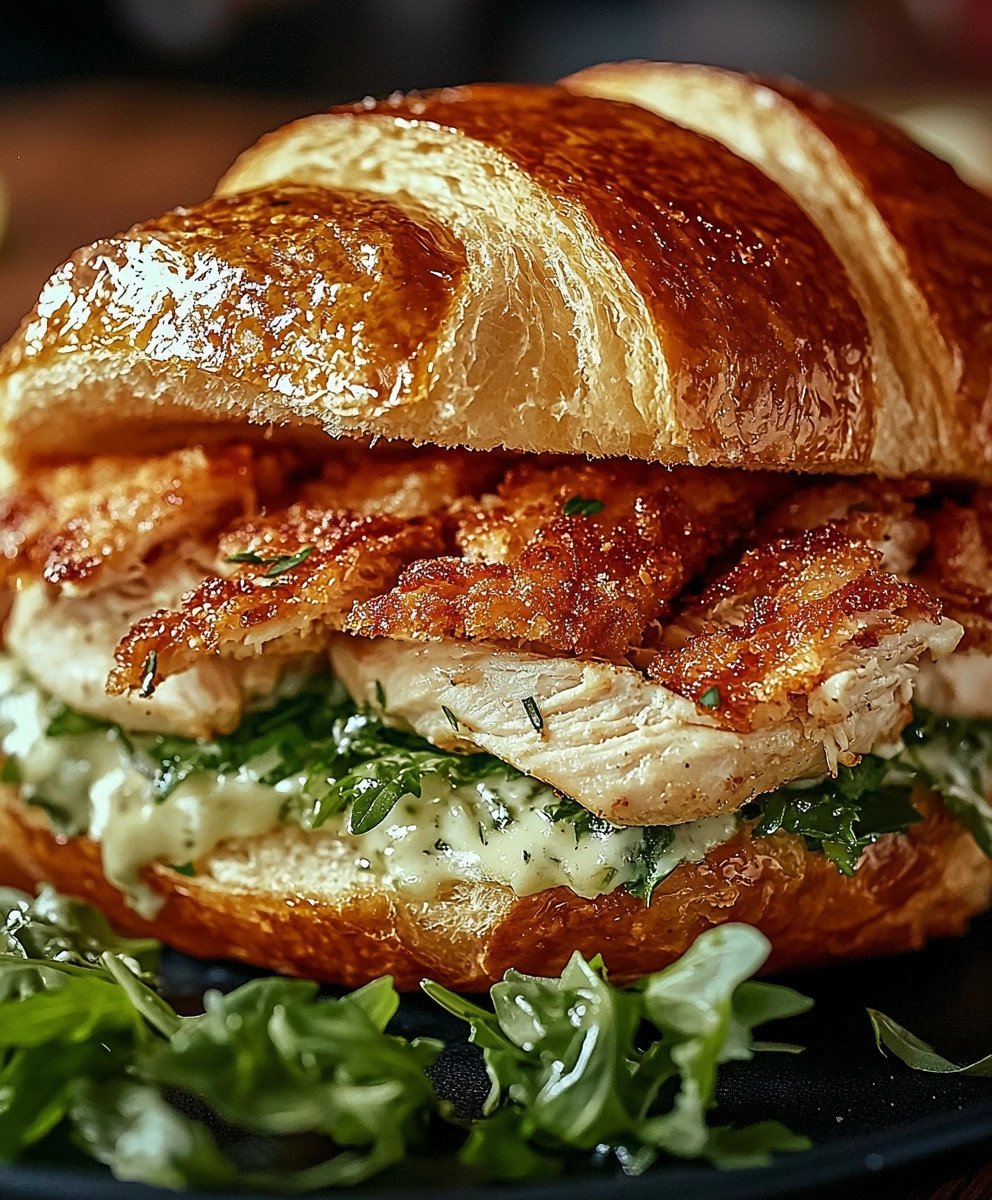 Chicken Caesar Croissant