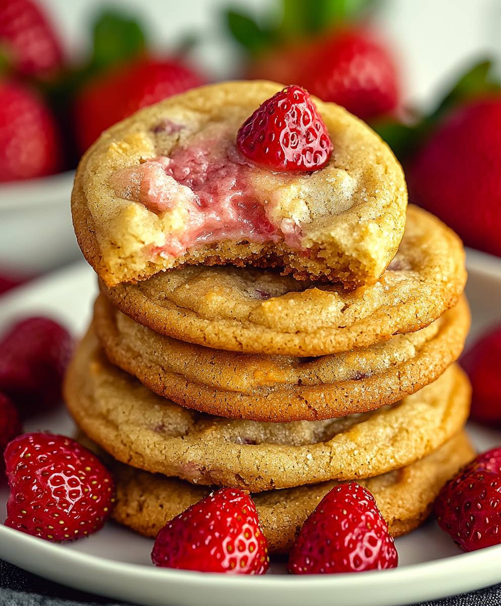 Strawberry Cookies