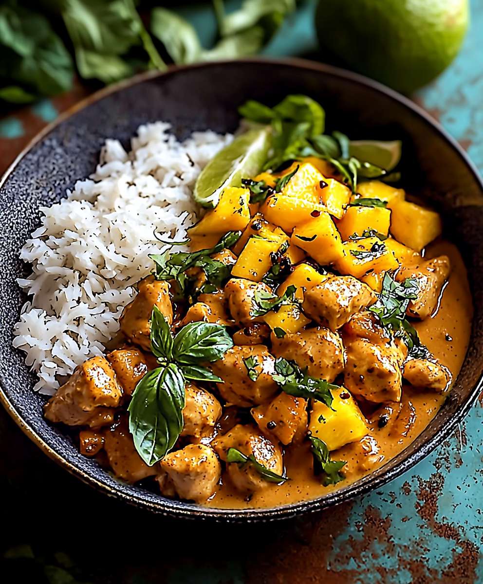 Thai Peanut Chicken Mango