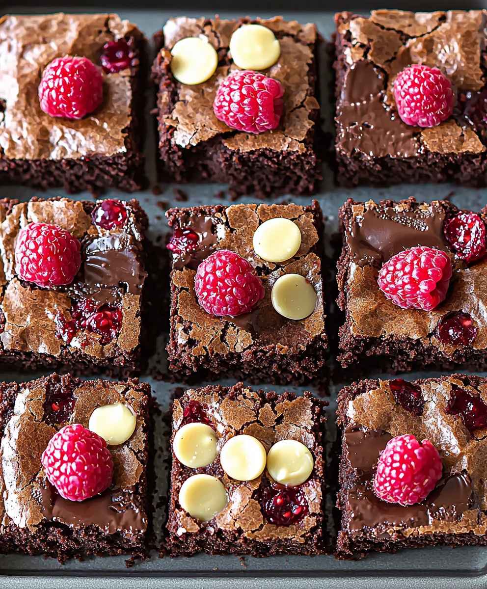 Chocolate Raspberry Brownies