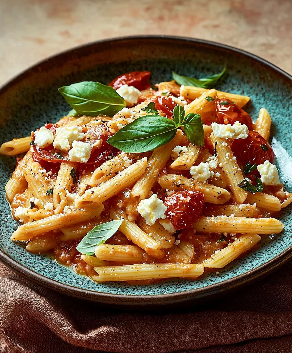 Feta Tomato Pasta Dish