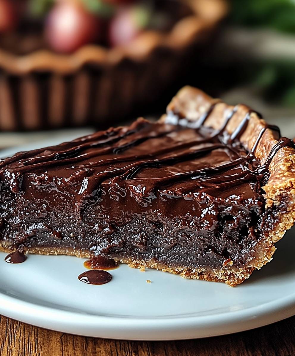 Gooey Brownie Pie
