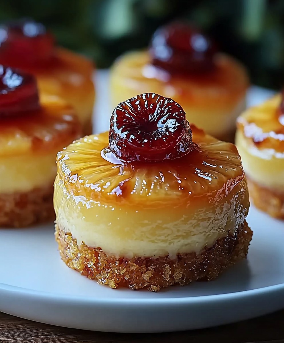 Pineapple Upside Down Cheesecake