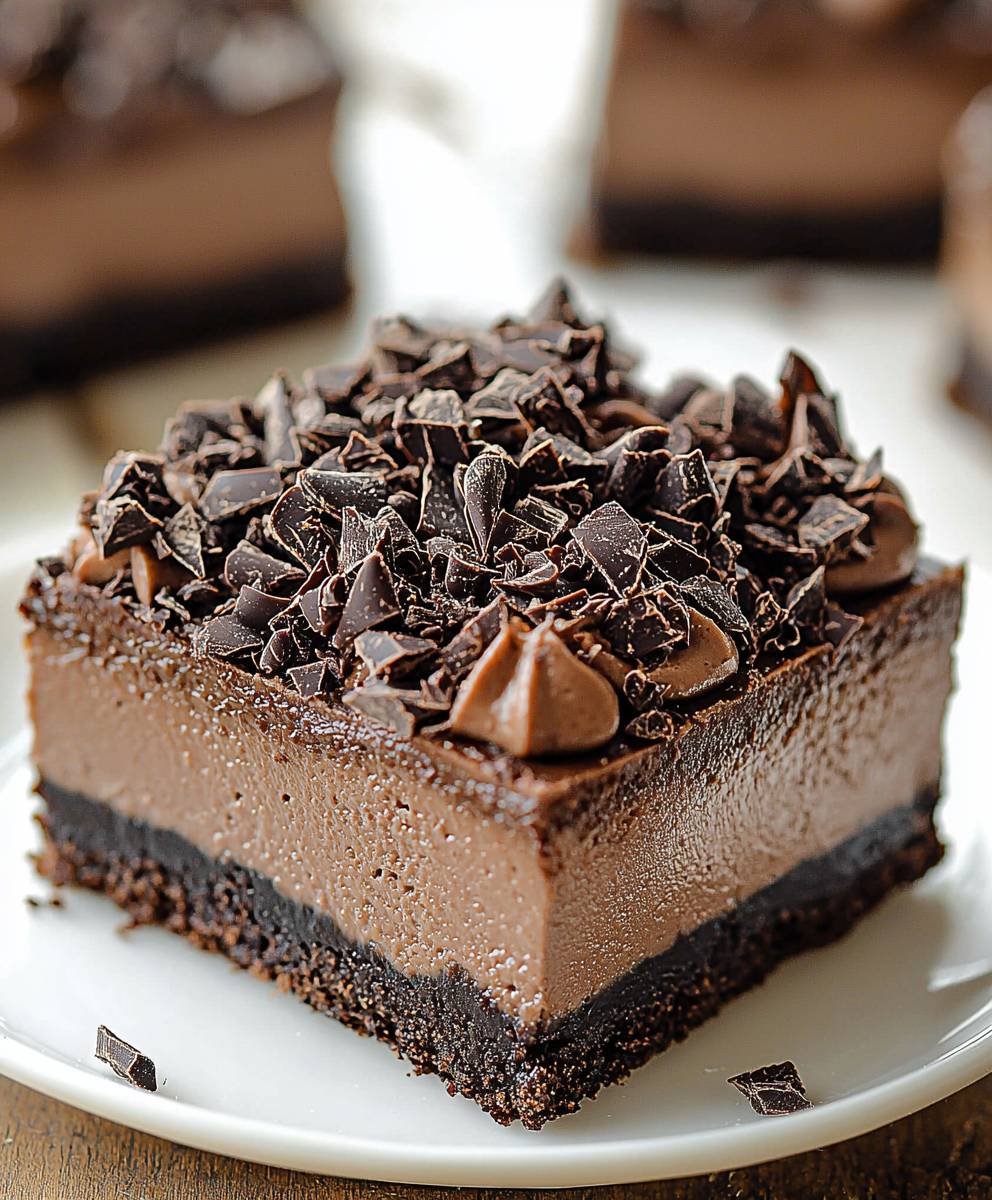 Chocolate No Bake Cheesecake