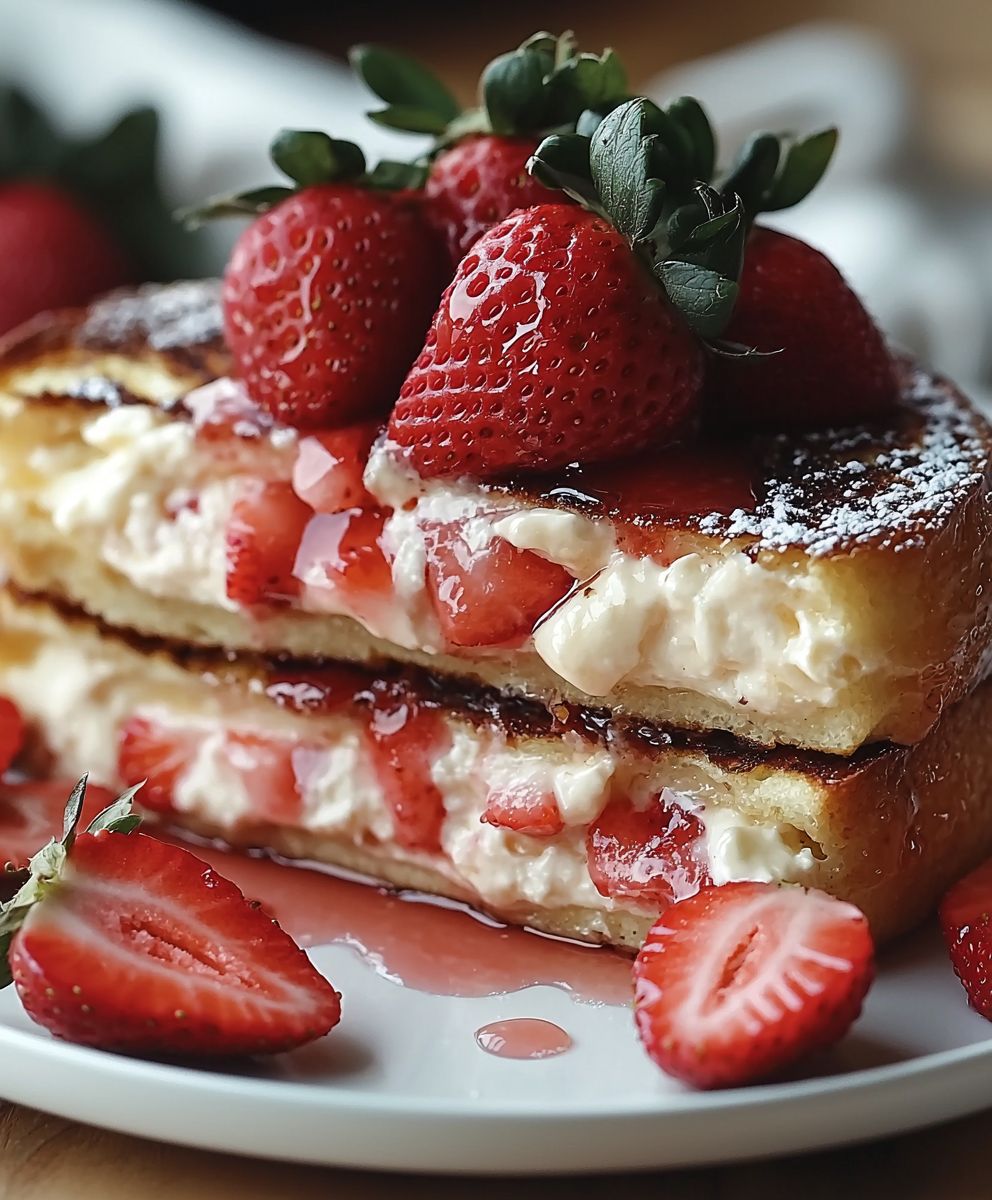 Strawberry Cheesecake French Toast