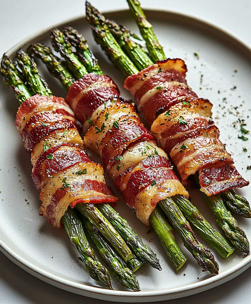 Bacon Wrapped Asparagus Dish