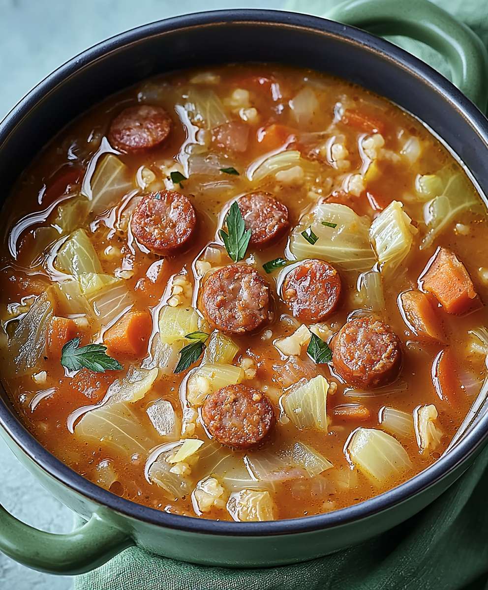 Sausage and Cabbage Soup