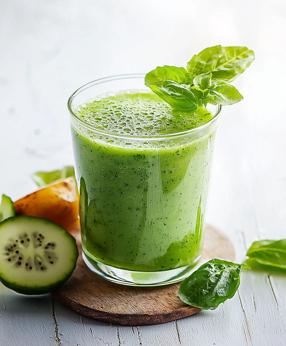 Green Kombucha Smoothie