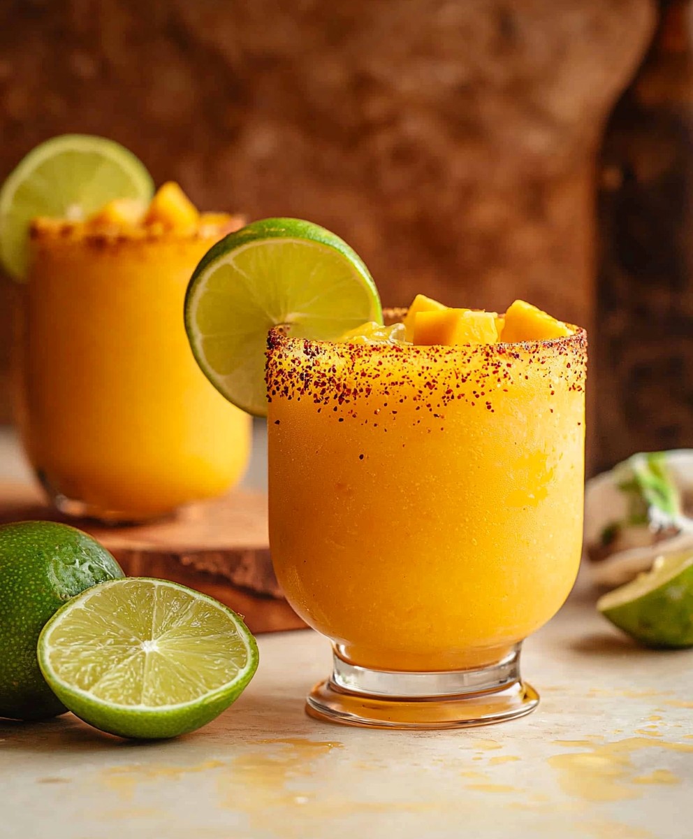 Smoky Mango Margaritas