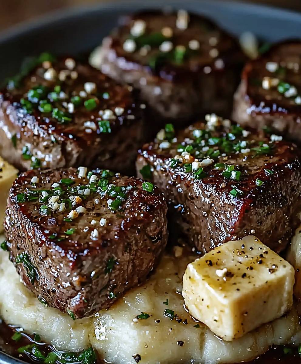 Garlic Butter Steak Bites