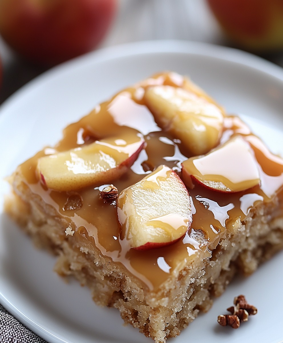Salted Caramel Apple Cake