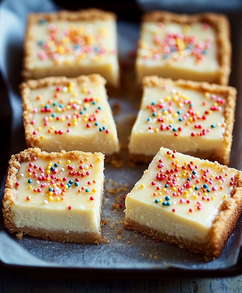 Sugar Cookie Cheesecake Bars