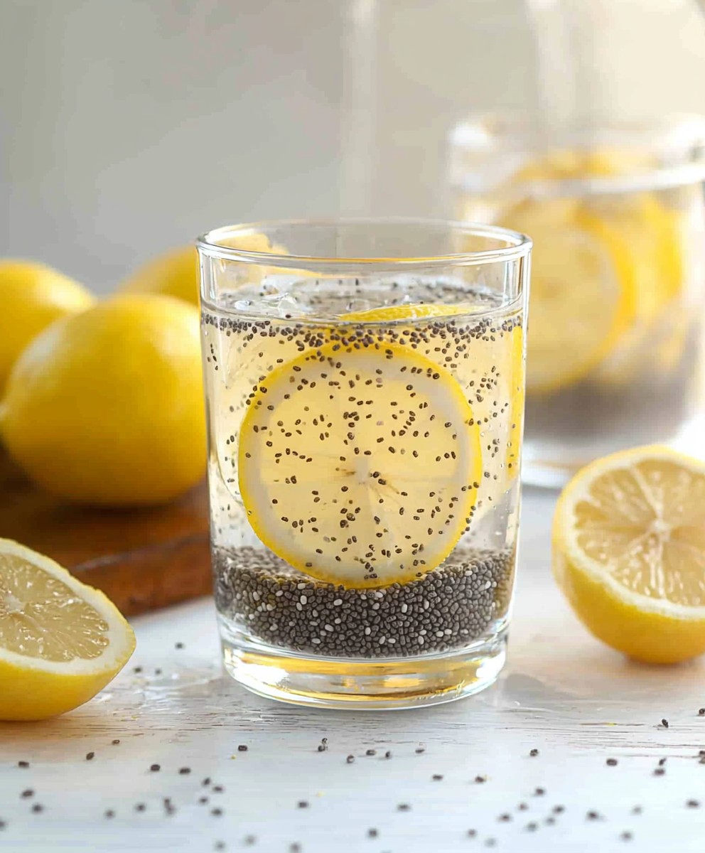 Lemon Chia Seed Water