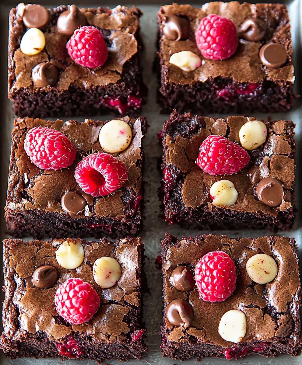 Chocolate Raspberry Brownies