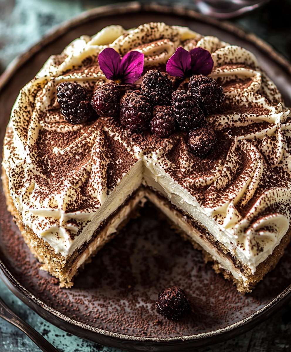 Vanilla Tiramisu Cake