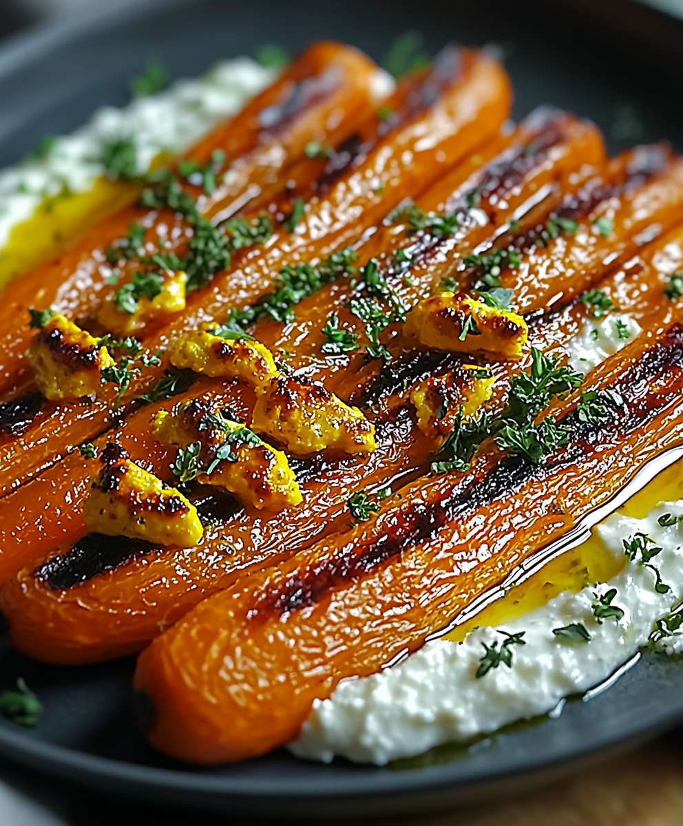Roasted Carrots Ricotta