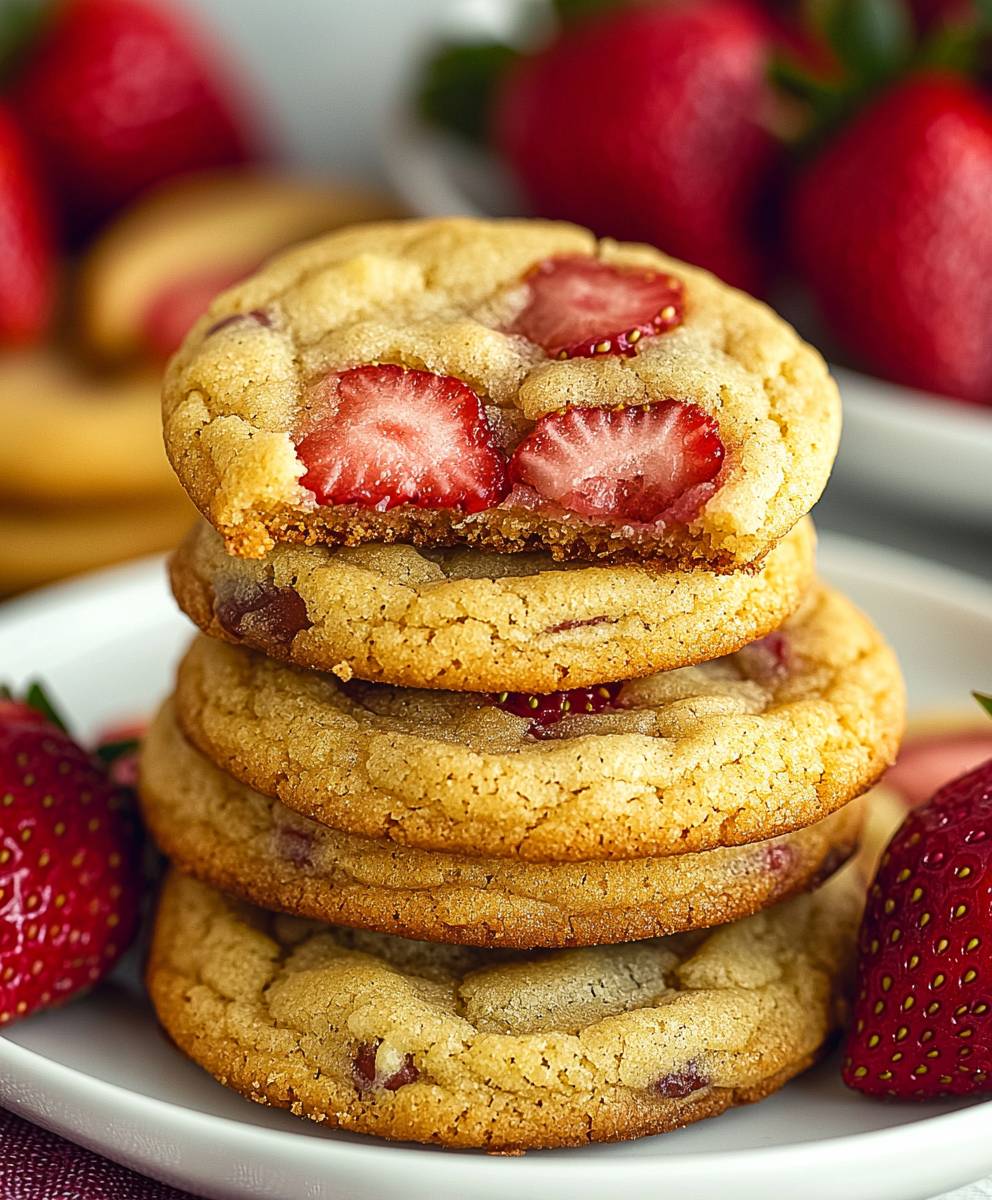 Strawberry Cookies