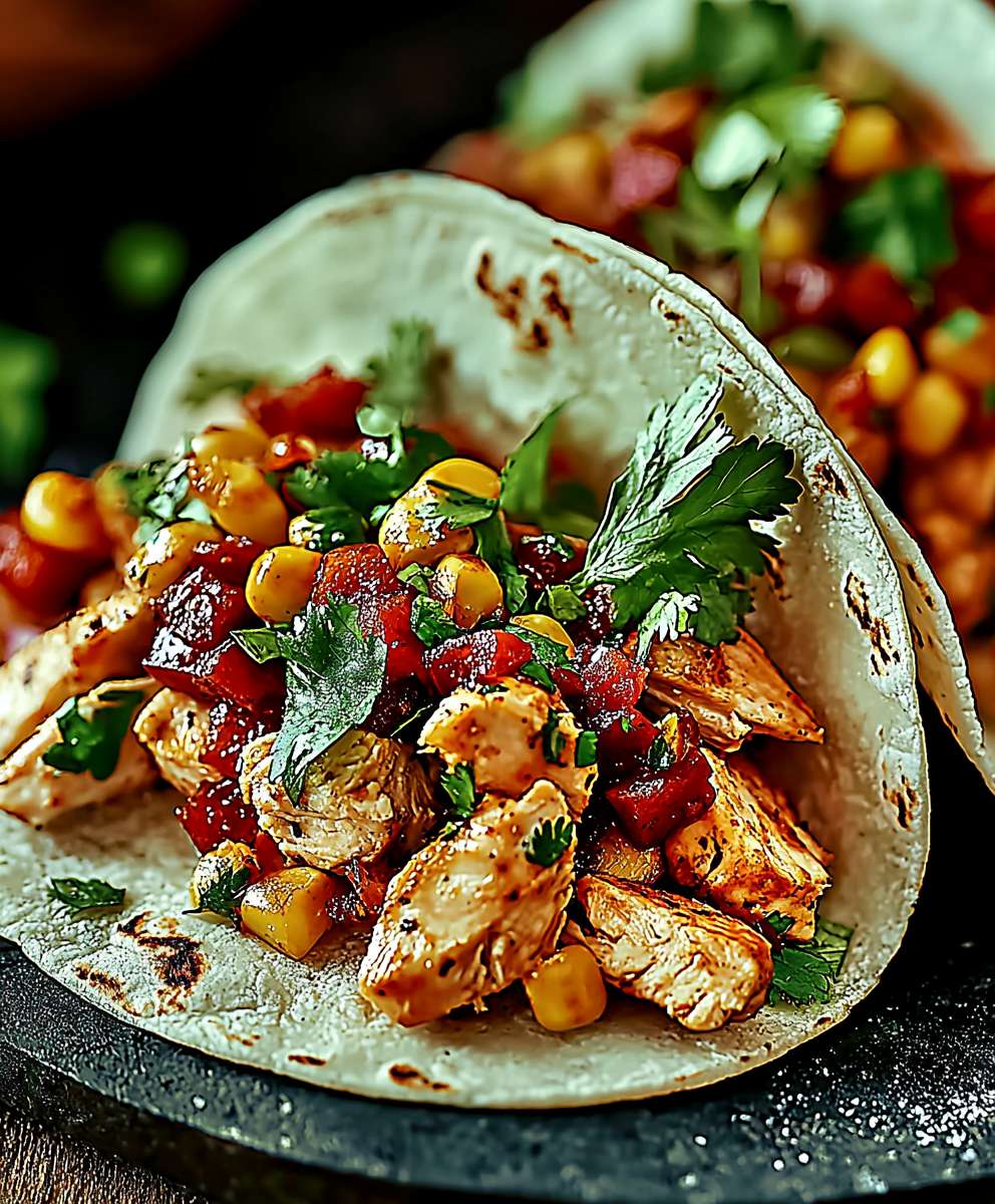 Chicken street tacos