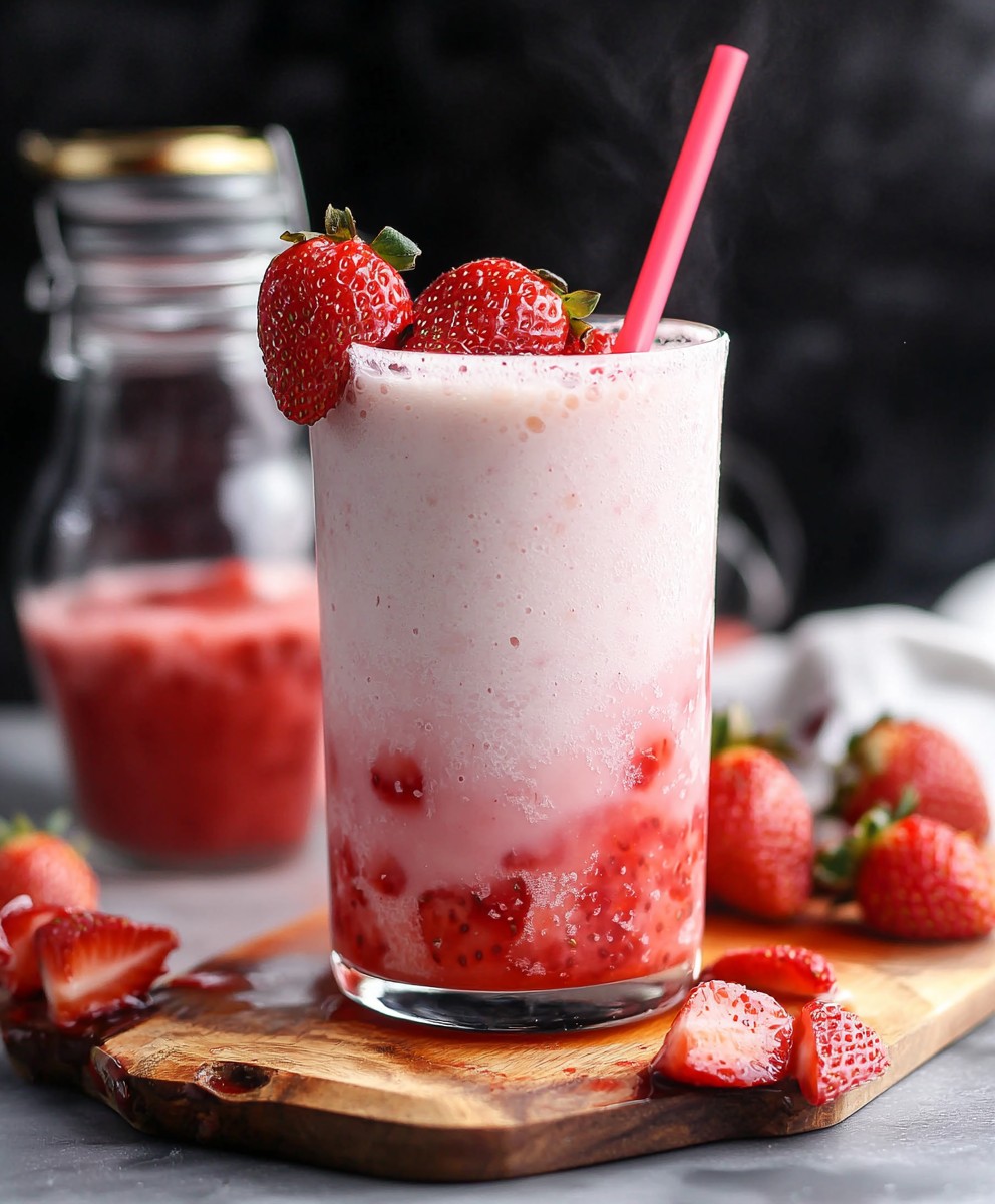 Korean Strawberry Milk
