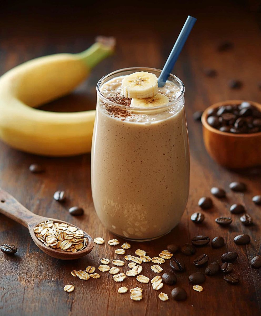 Coffee Banana Oatmeal Smoothie