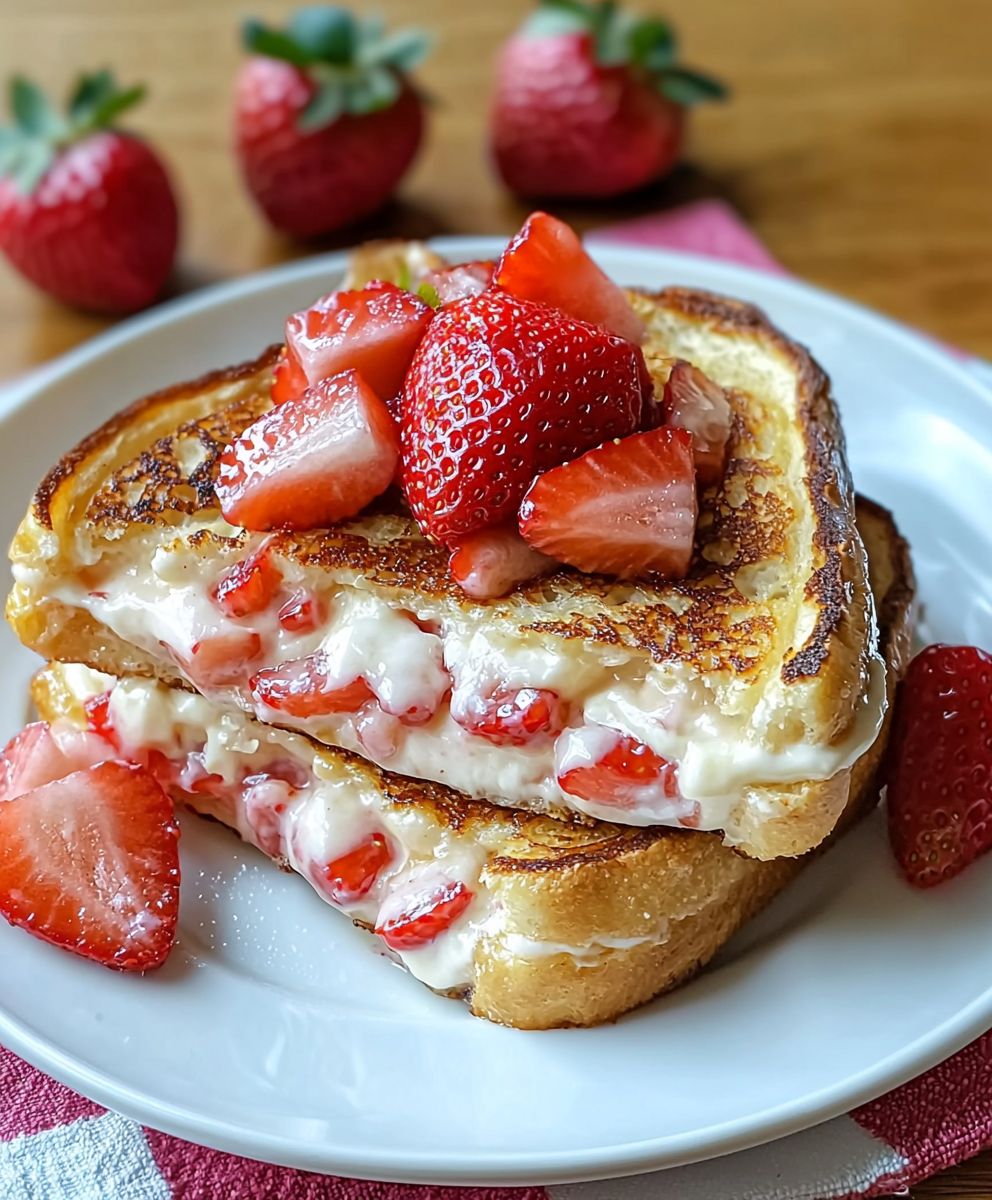 Strawberry Cheesecake French Toast