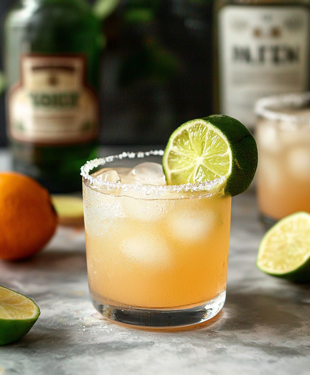 Yuzu Margarita Cocktail