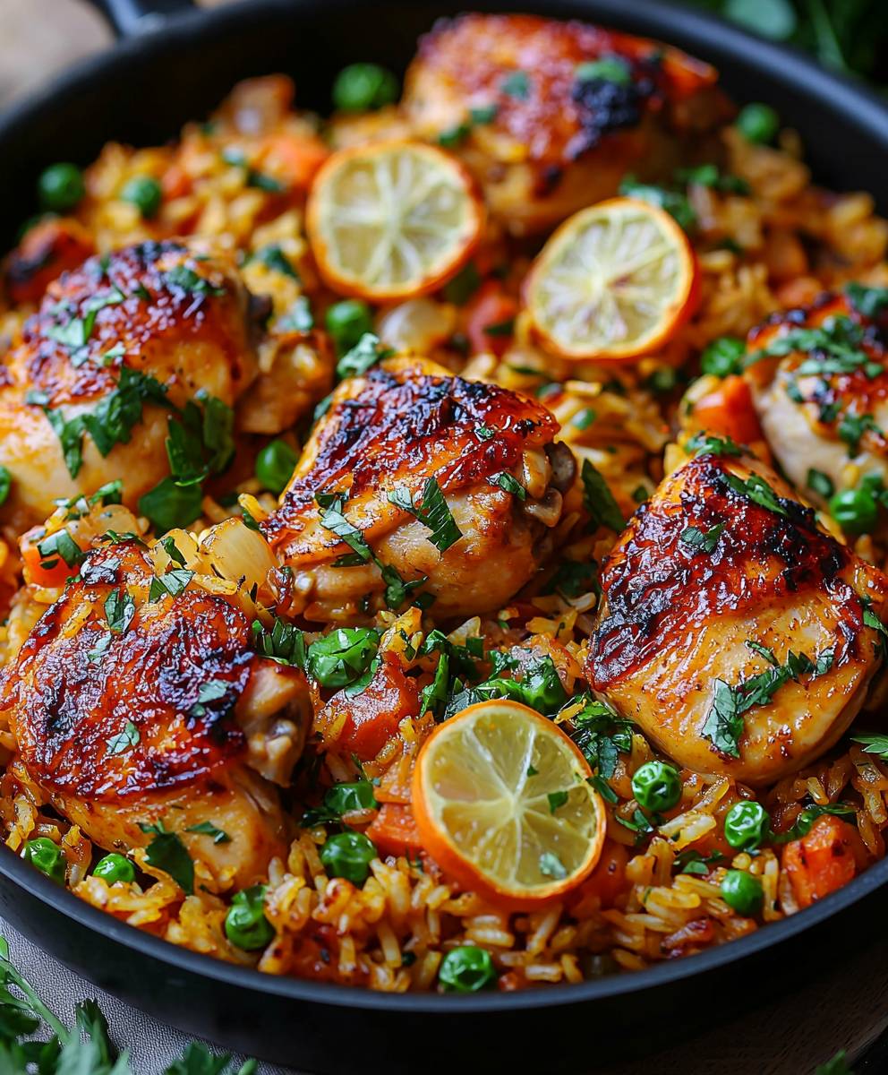 Spanish chicken and rice