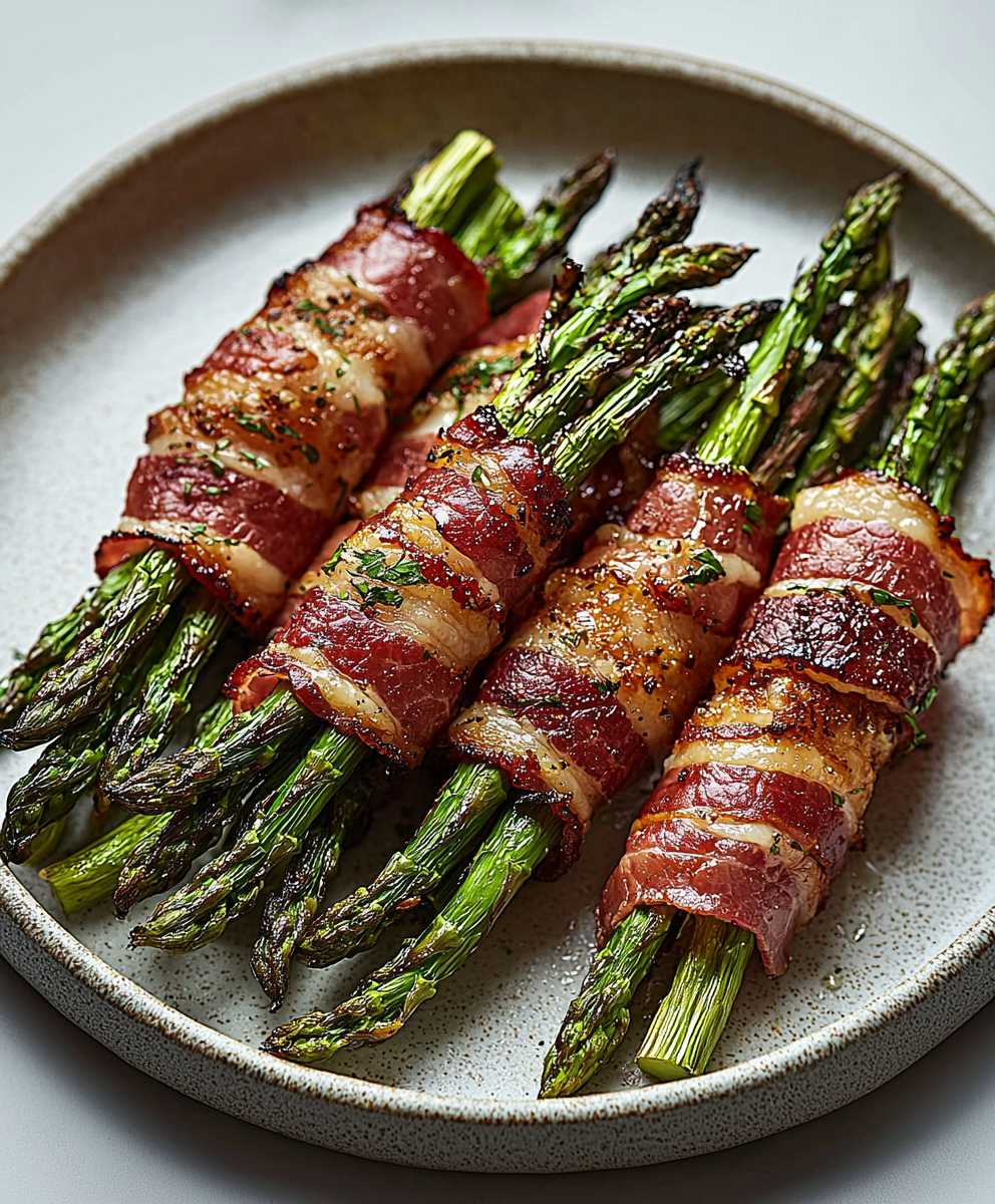 Bacon Wrapped Asparagus Dish
