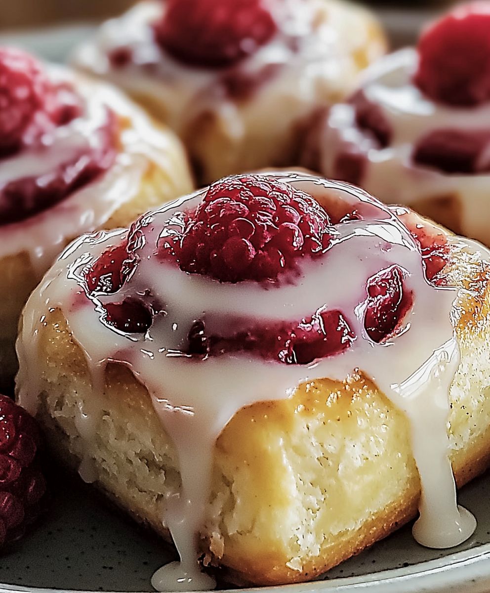 Raspberry Cinnamon Rolls