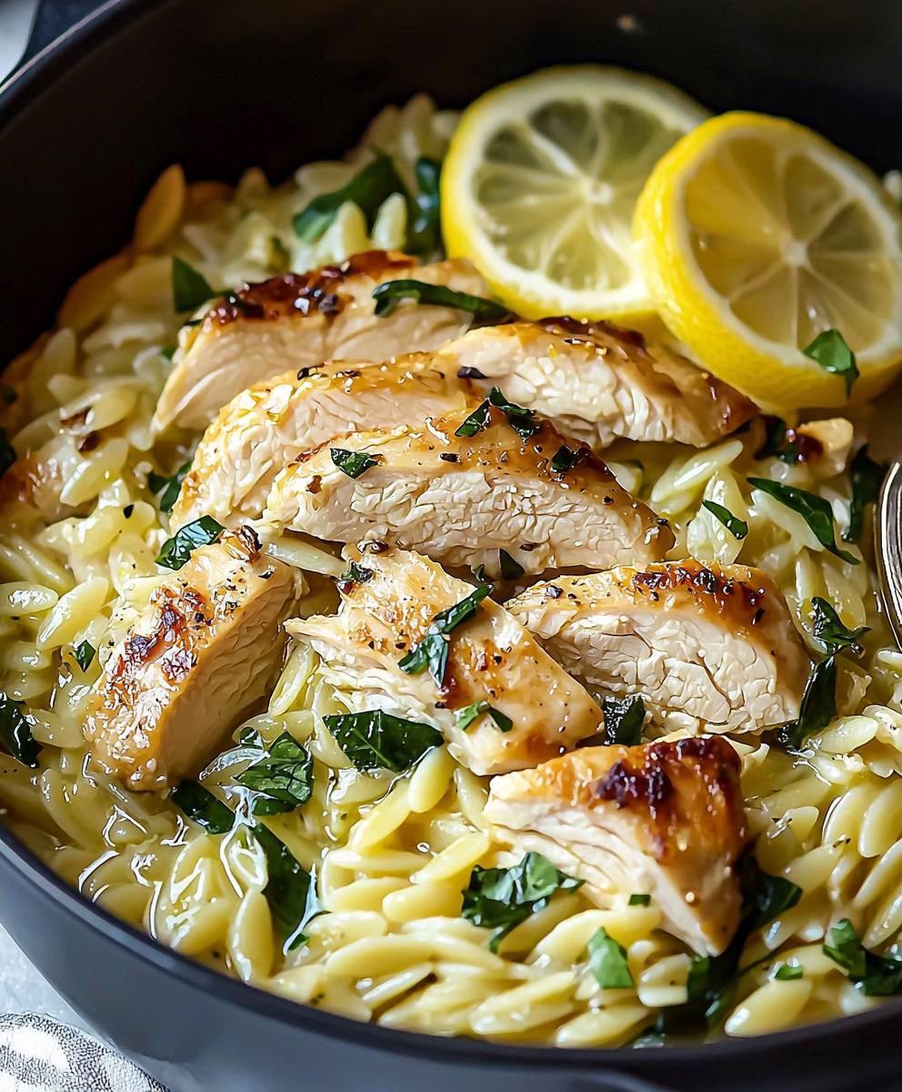 Lemon Chicken Orzo