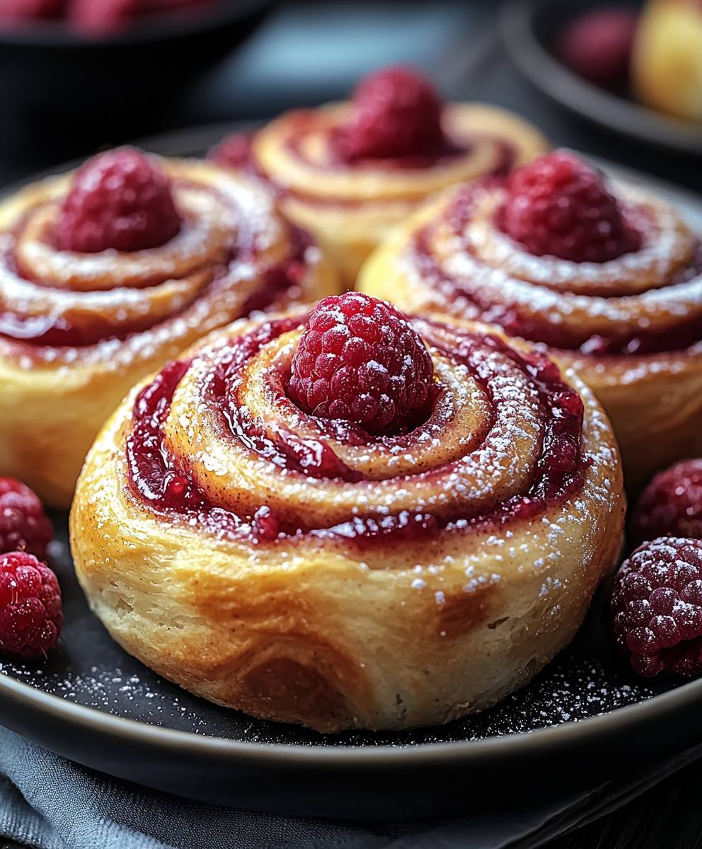 Cinnamon Raspberry Rolls