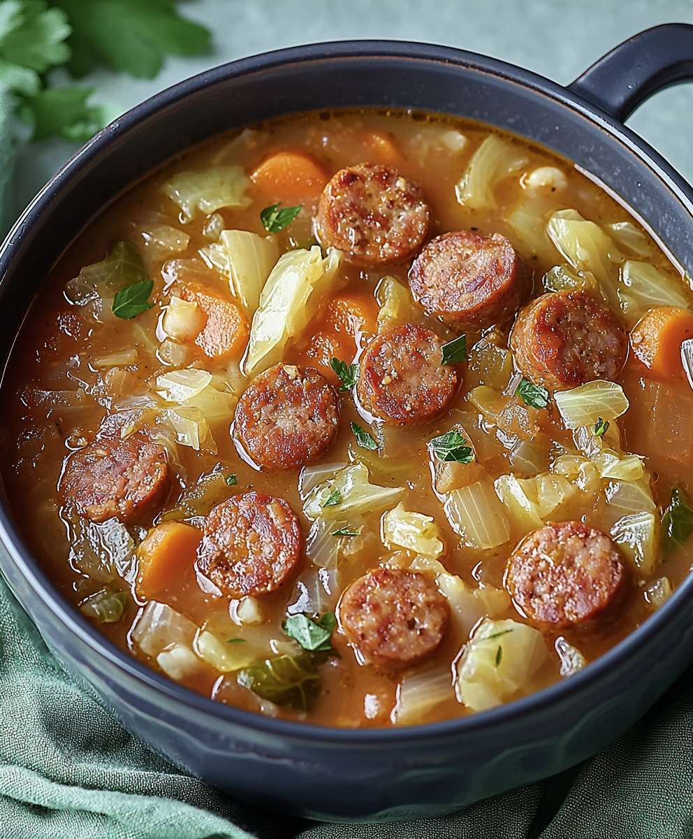 Sausage and Cabbage Soup