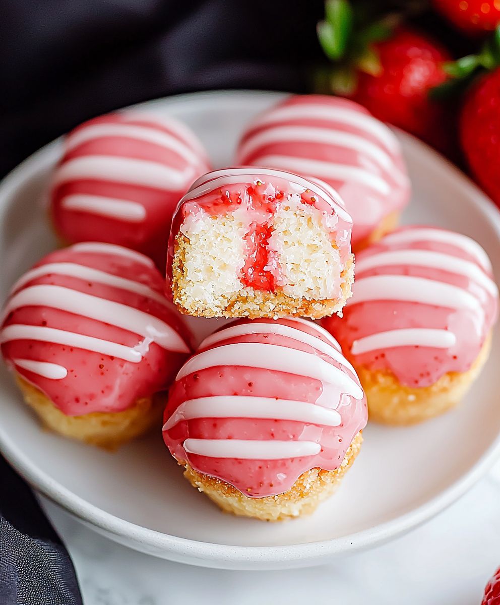Strawberry Cheesecake Bites