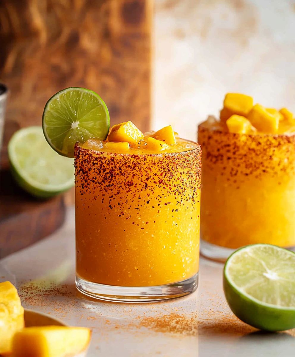 Smoky Mango Margaritas