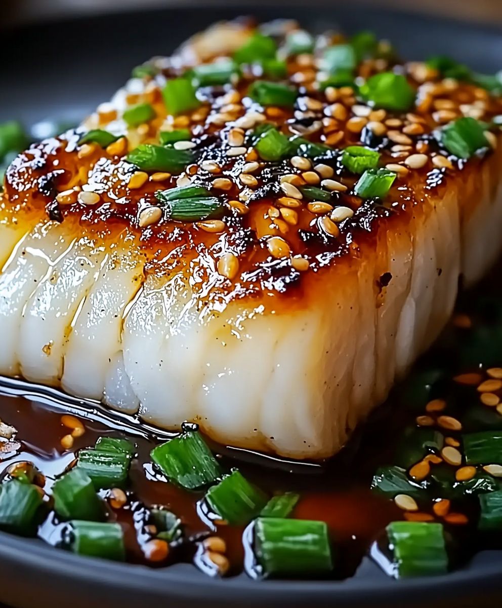 Ginger Soy Glazed Cod