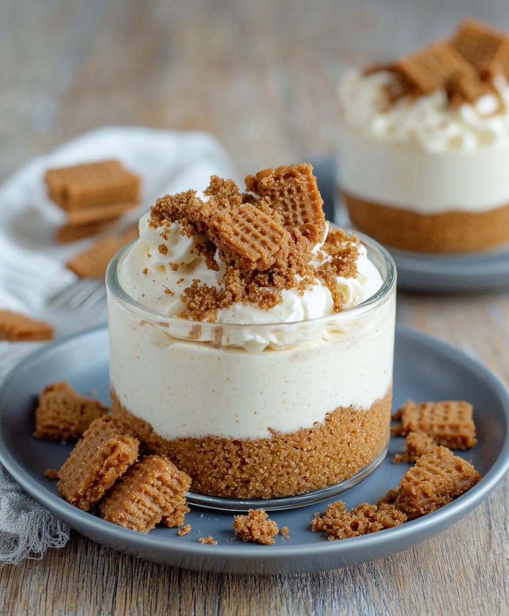 No-bake Biscoff Cheesecake Dessert