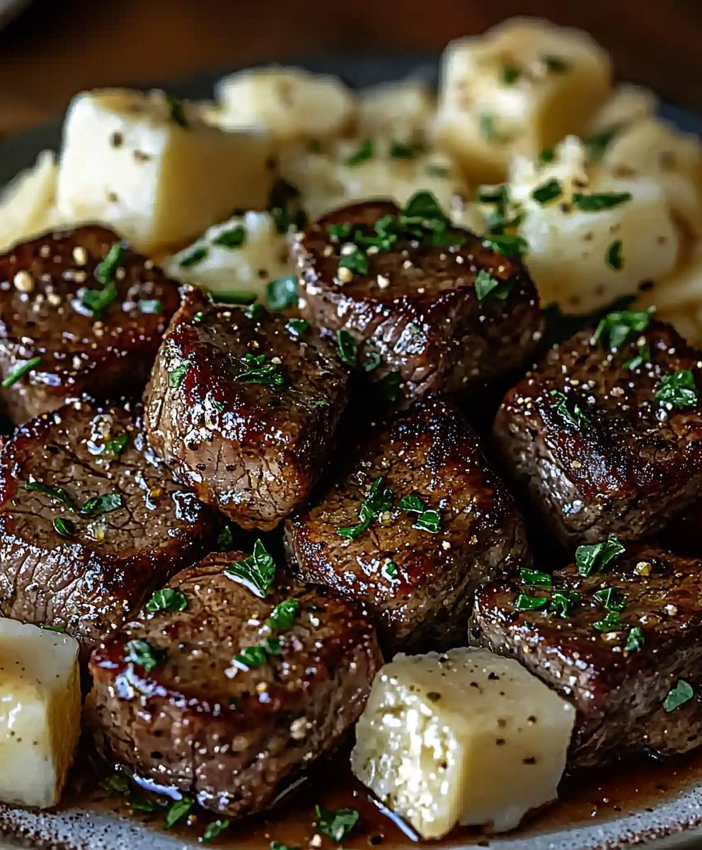 Garlic Butter Steak Bites