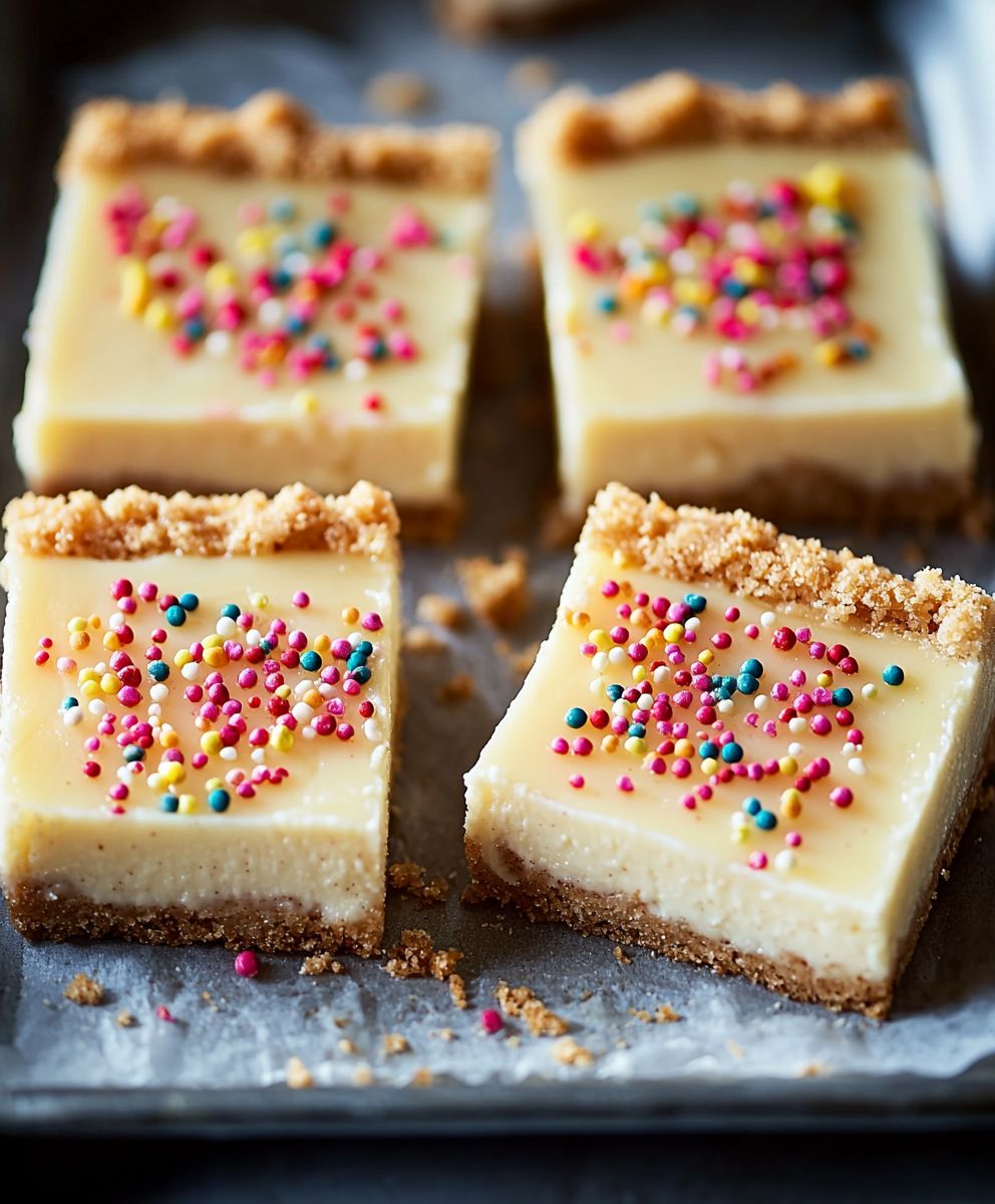 Sugar Cookie Cheesecake Bars