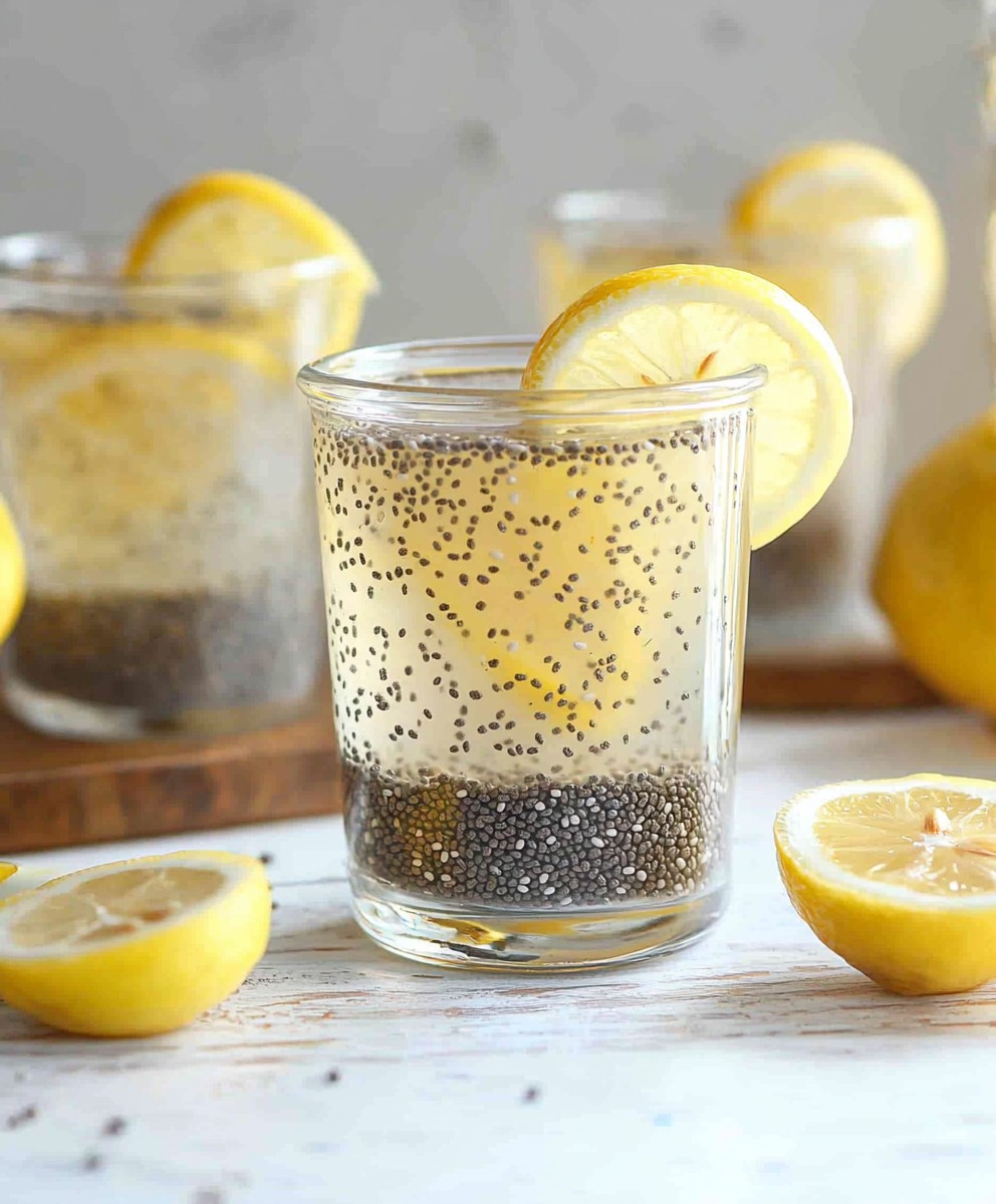 Lemon Chia Seed Water