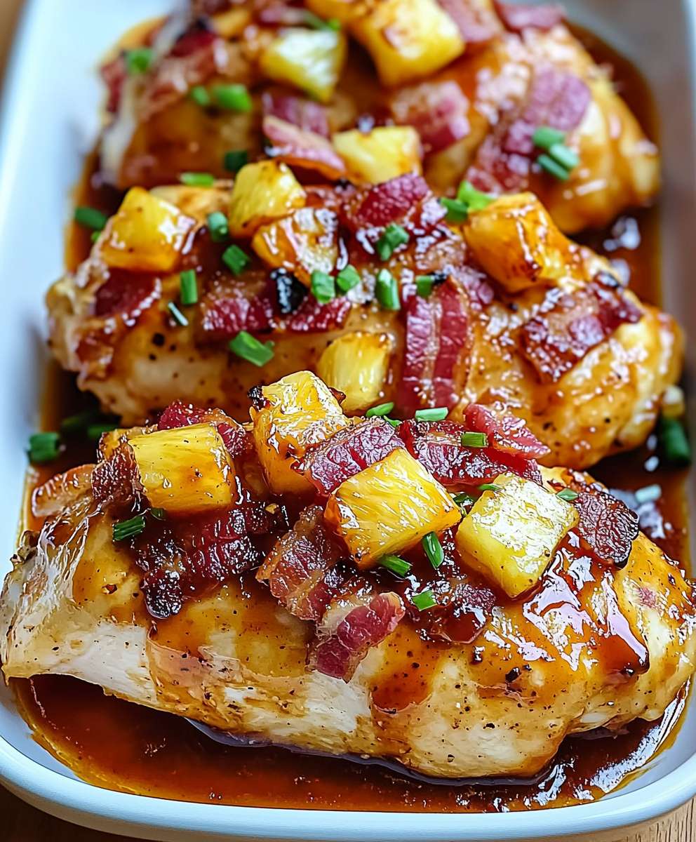 Bacon Pineapple BBQ Chicken