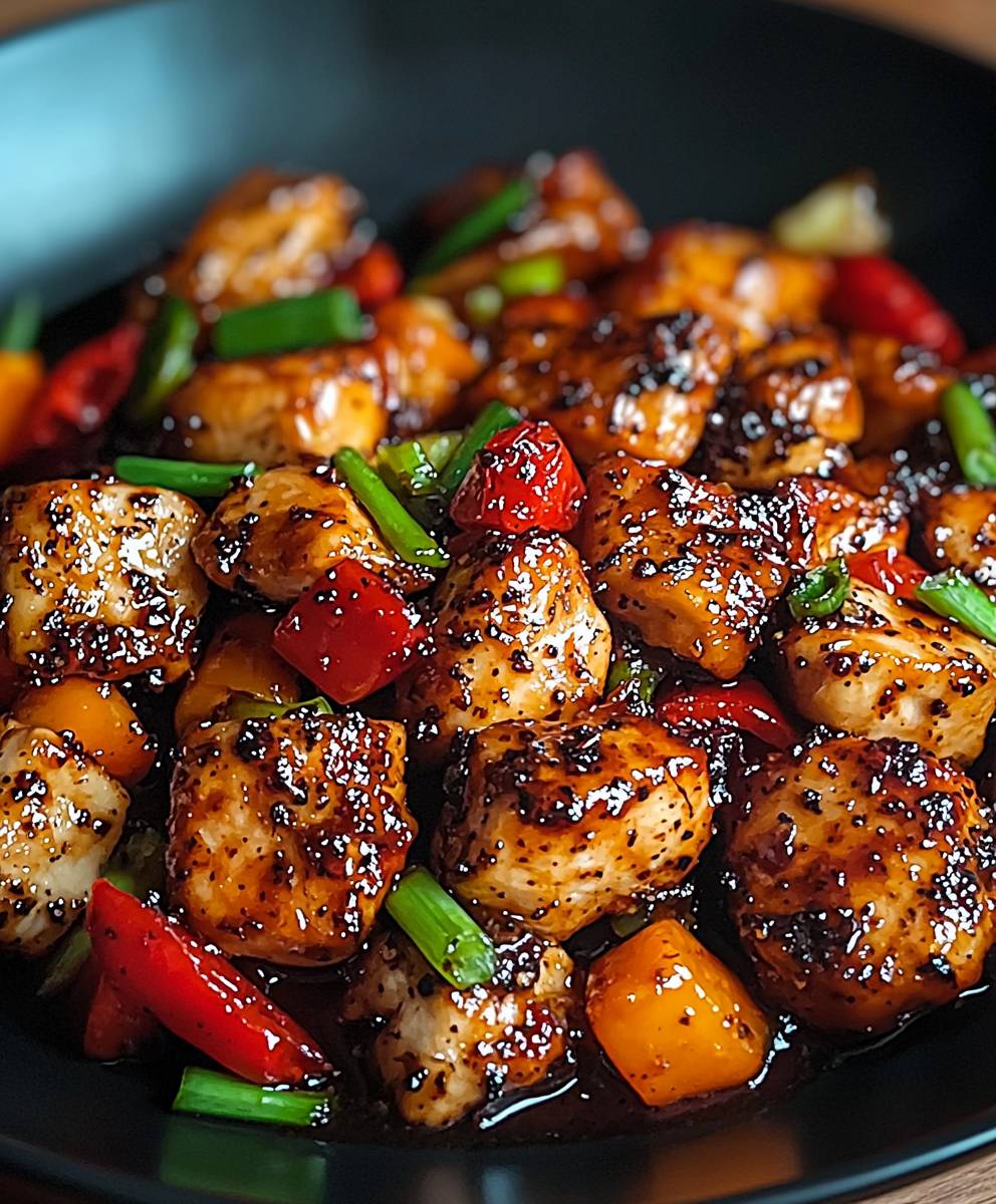 Black Pepper Chicken Dish